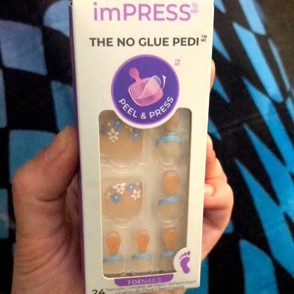 ✨🆕imPRESS Designs Pedi Nails “Paradise Ticket” Pedi Nails!BNIB!✨💅 - Picture 1 of 11